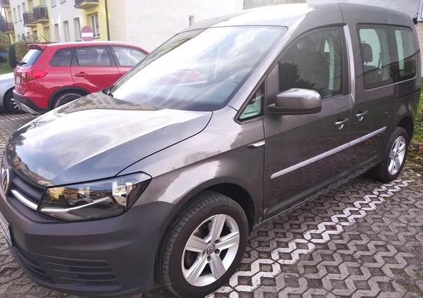 Volkswagen Caddy cena 59900 przebieg: 183300, rok produkcji 2017 z Wisła małe 56